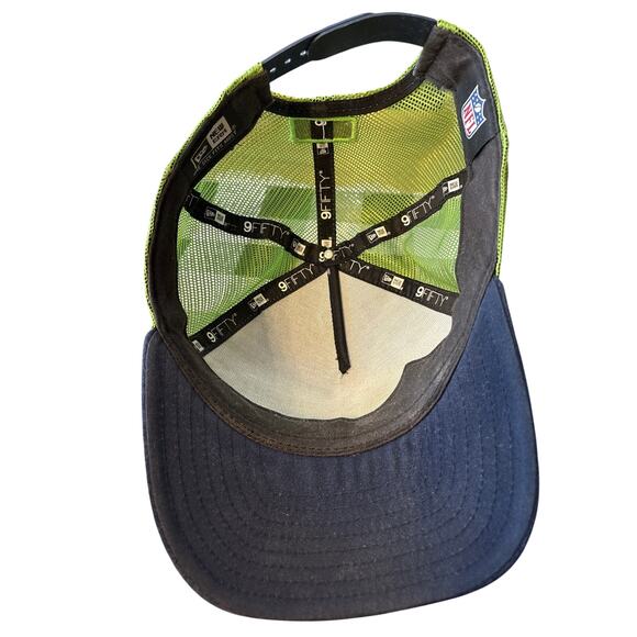 Seattle Seahawks new era 9fifty mesh NFL SnapBack adjustable hat cap 1976 - Picture 4 of 5